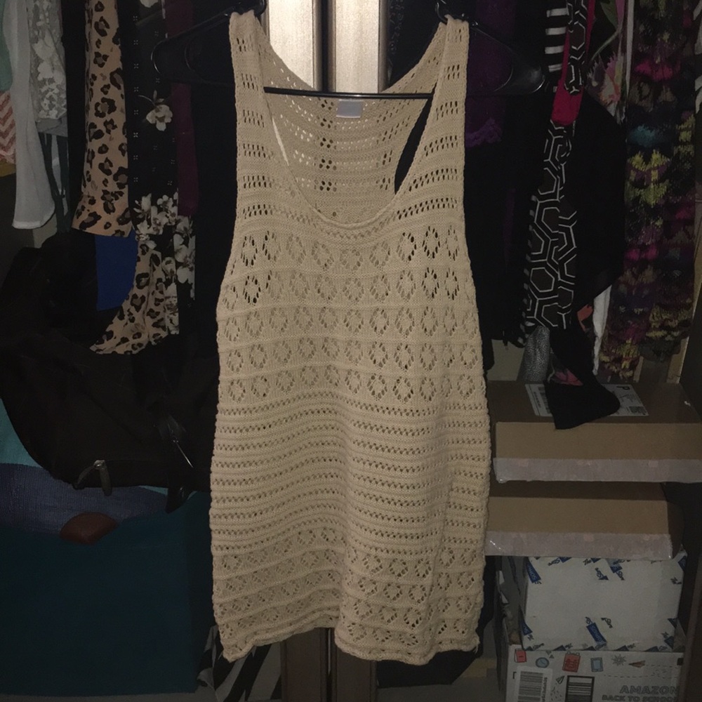 Crochet swimsuit cover